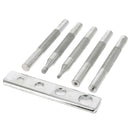 Jeu d'outils de pose pour boutons pressions et rivets - Tandy Leather 8105-00 - Deco Cuir