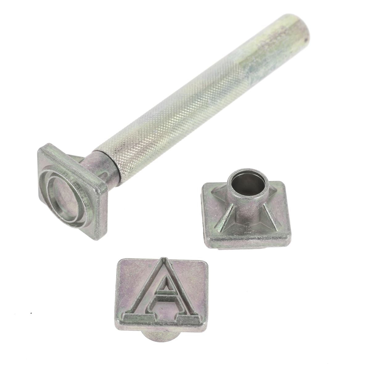 Matoirs à frapper - Alphabet grec - Repoussage cuir tannage végétal