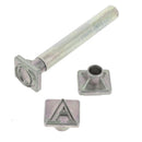 Matoirs à frapper - Alphabet grec - Repoussage cuir tannage végétal