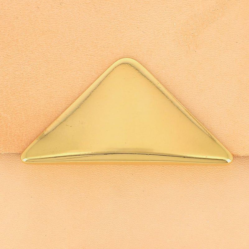Fermoir sac triangle magnétique 55x25 mm - Doré clair