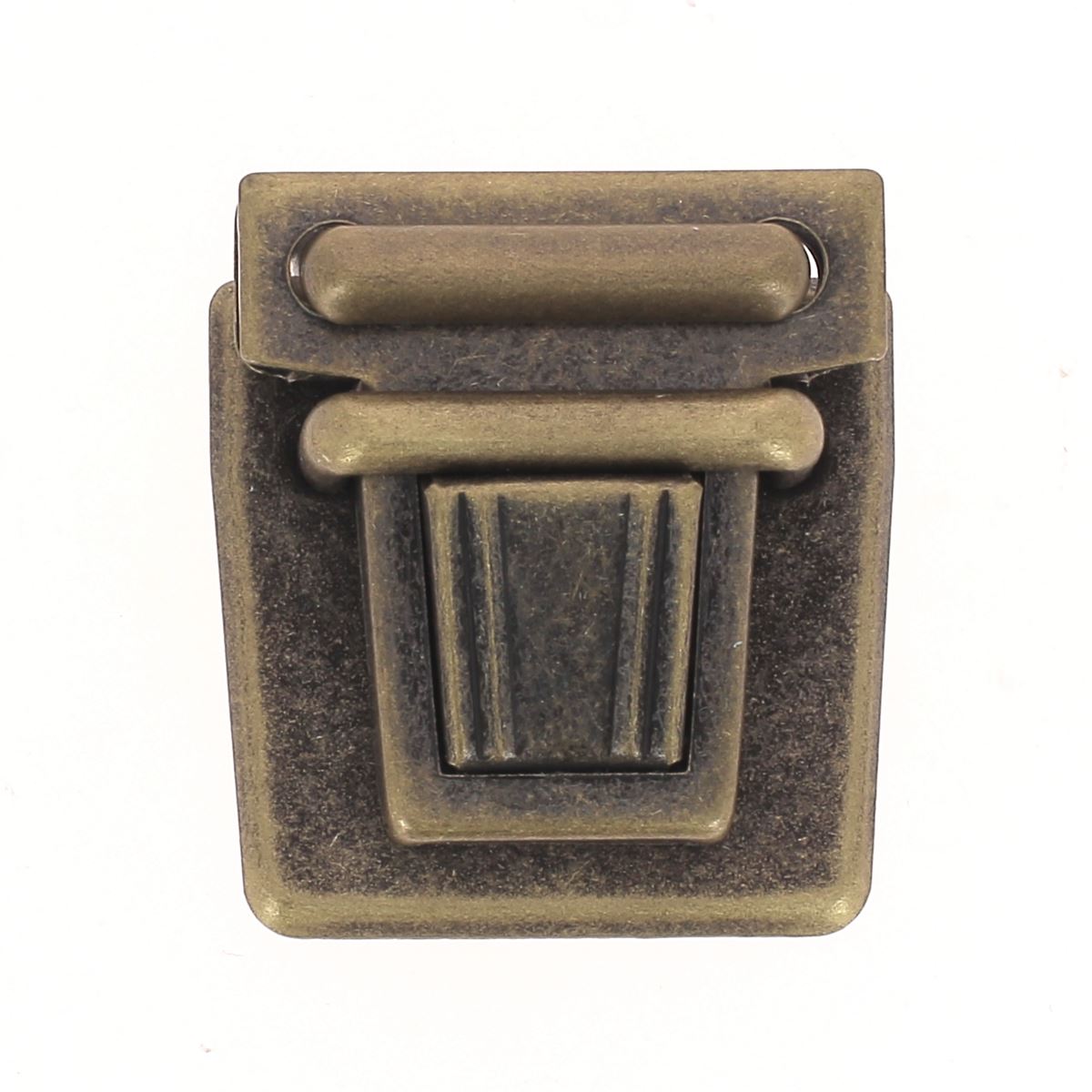 TUCK - Fermeture de cartable - 27x28mm - Laiton vieilli