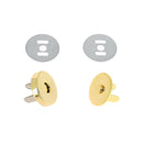 Fermoir TOP magnétique - ROND - Fermeture aimantée doré luxe