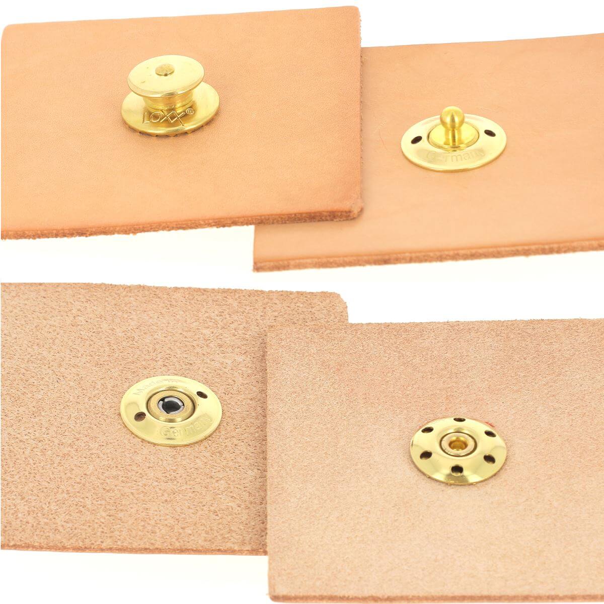 Fermeture autobloquante LOXX - Tête large et lisse - Fait en Europe / Allemagne