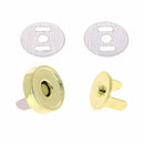 Top fermoir magnétique - ROND à cage femelle - 19mm - Laiton