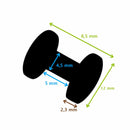 Schéma vis chicago bombée en laiton Poursin