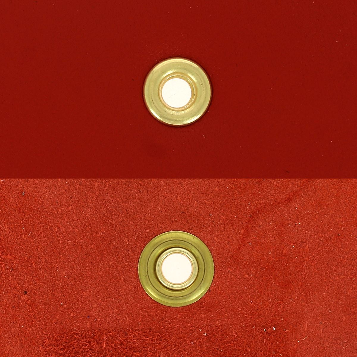 Lot de 10 œillets à rouler en laiton avec rondelles - Tandy leather