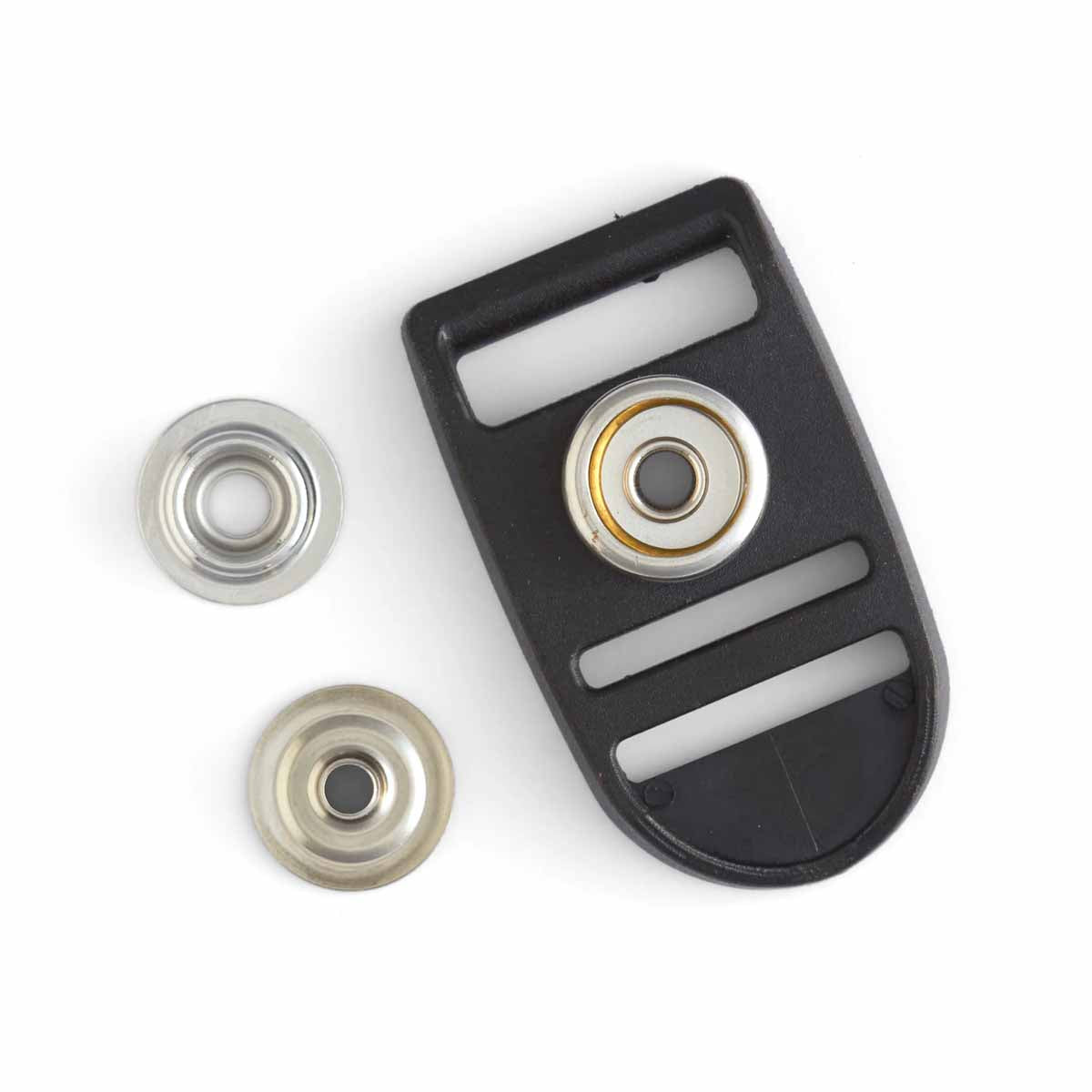 Boucle de réglage avec bouton pression - 19mm - Tandy Leather 1270-00 - Deco Cuir