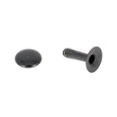 Lot de 100 GRANDS rivets simple calotte en acier - 9x12x9 mm - 1275 - Canon de fusil