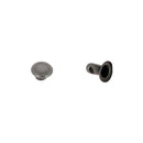 Lot de 100 TRÈS PETITS rivets simple calotte en acier - 6x6x6 mm - 1278 - Vieux nickel