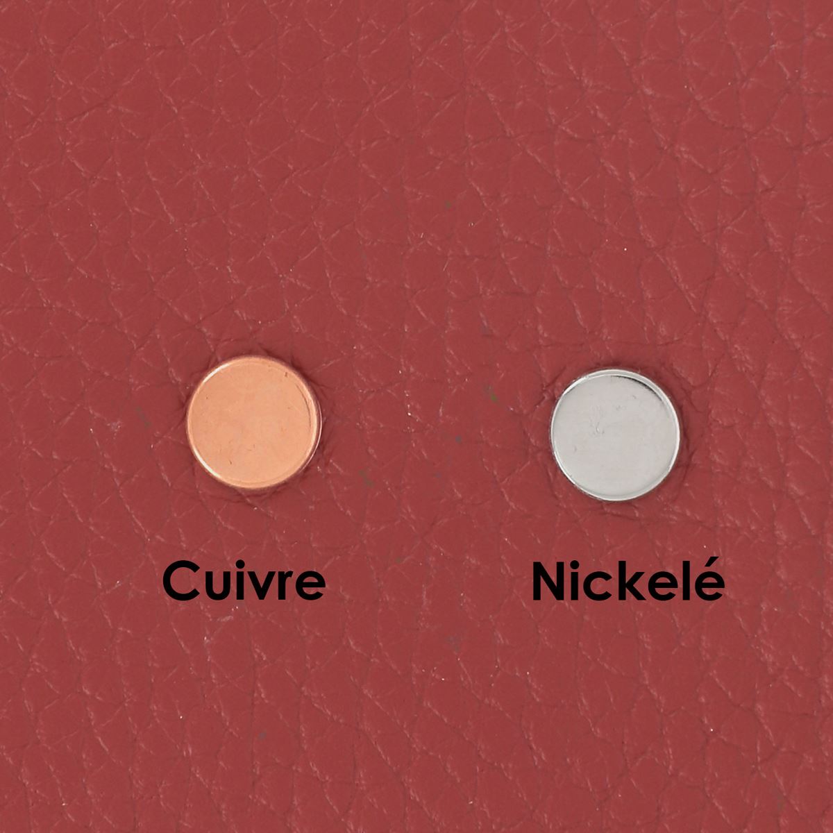 Rivets tubulaires creux pour cuir