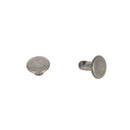 Lot de 100 moyens rivets DOUBLE CALOTTE en acier (T3) - Deco Cuir