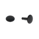 Lot de 100 moyens rivets DOUBLE CALOTTE en acier (T4) - Deco Cuir