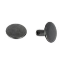  MOYENS rivets double calotte en acier - Têtes larges 13mm - Tige 9mm-Canon de fusil