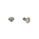 TRÈS PETITS rivets double calotte en acier - Têtes 6mm - Tige 6mm - 1378 - Vieux nickel