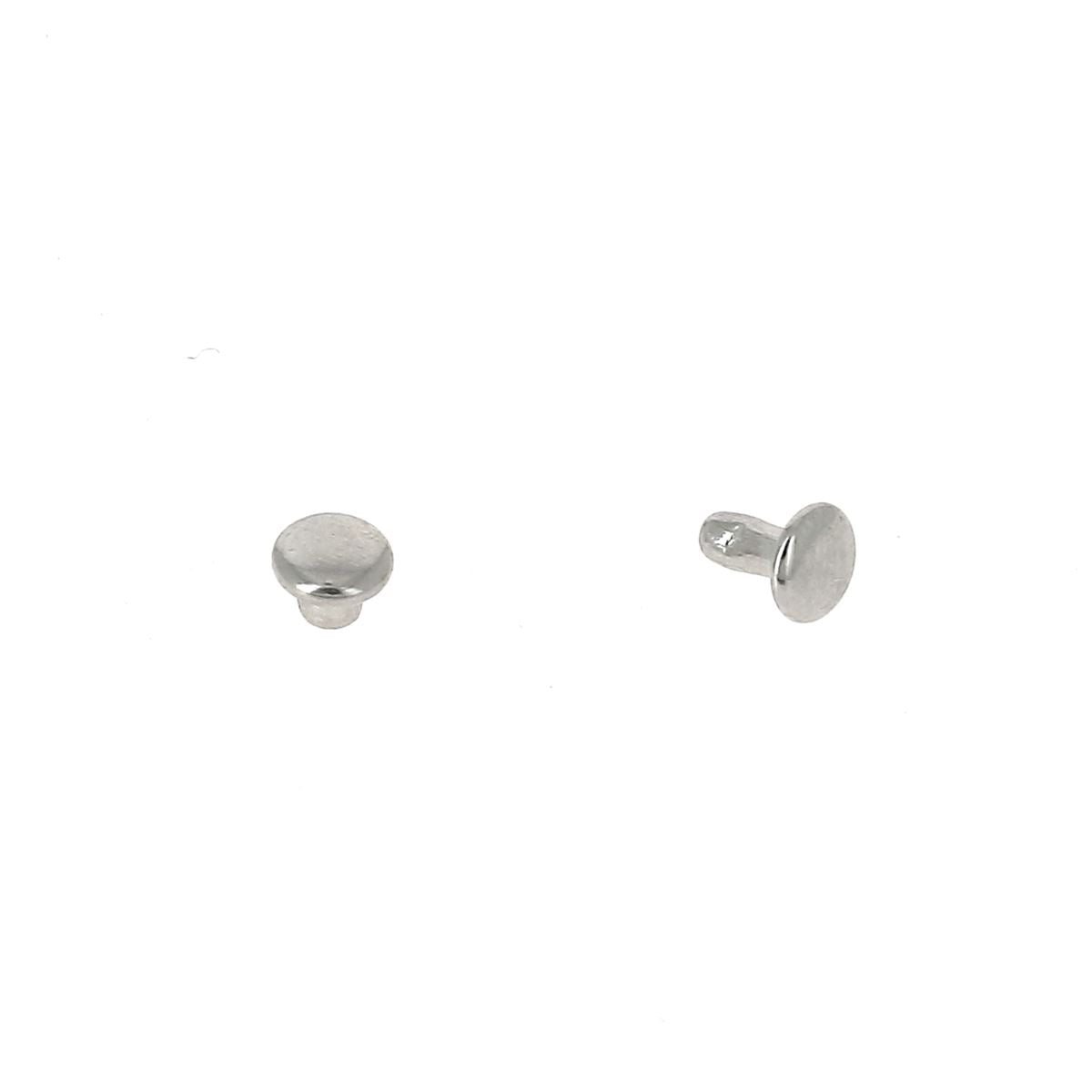 Très petits rivets double calotte en acier-diamètre 4.5 mm