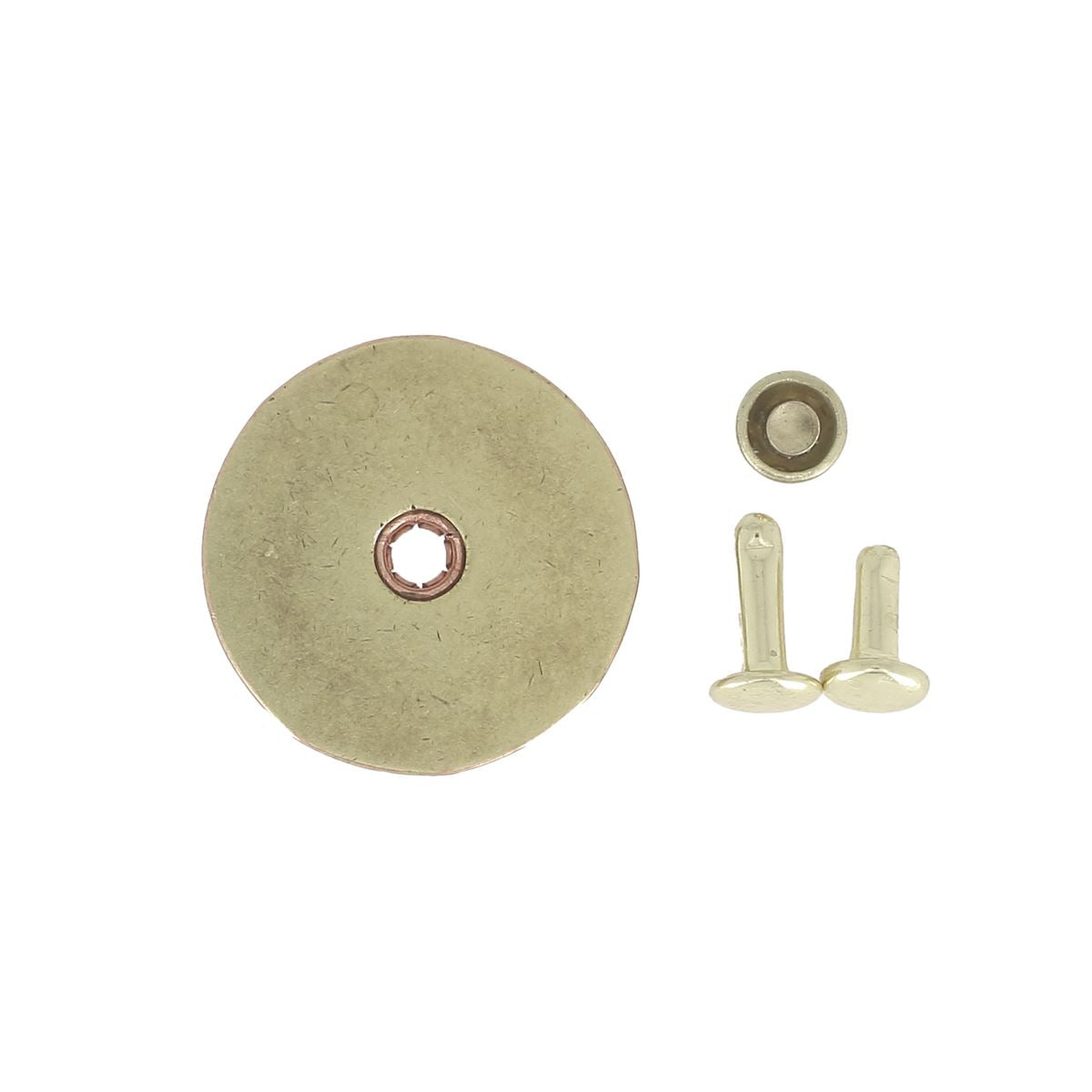 Concho à riveter CARTOUCHE DE CHASSE - 23mm - LAITON - Tandy Leather