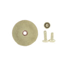 Concho à riveter CARTOUCHE DE CHASSE - 23mm - LAITON - Tandy Leather