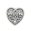 Concho à visser COEUR CELTIQUE - 30mm - ARGENT VIEILLI - Deco Cuir