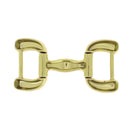 Décoration imitation mors de filet pour lanière en cuir de 20 mm