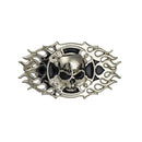 Concho à visser TÊTE DE MORT - 50x38mm - Nickelé
