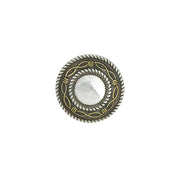 Concho à visser COURONNE ANGE rond - Argent vieilli