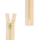 Fermeture à glissière MÉTAL 6mm - SUPRA - Laiton - Deco Cuir