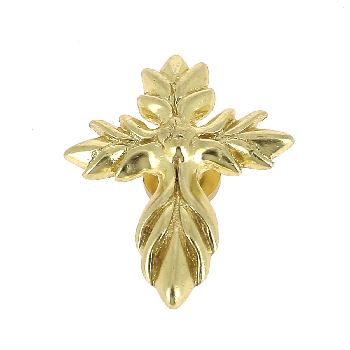 Concho décoratif fleur en forme de croix - Accessoire pour cuir