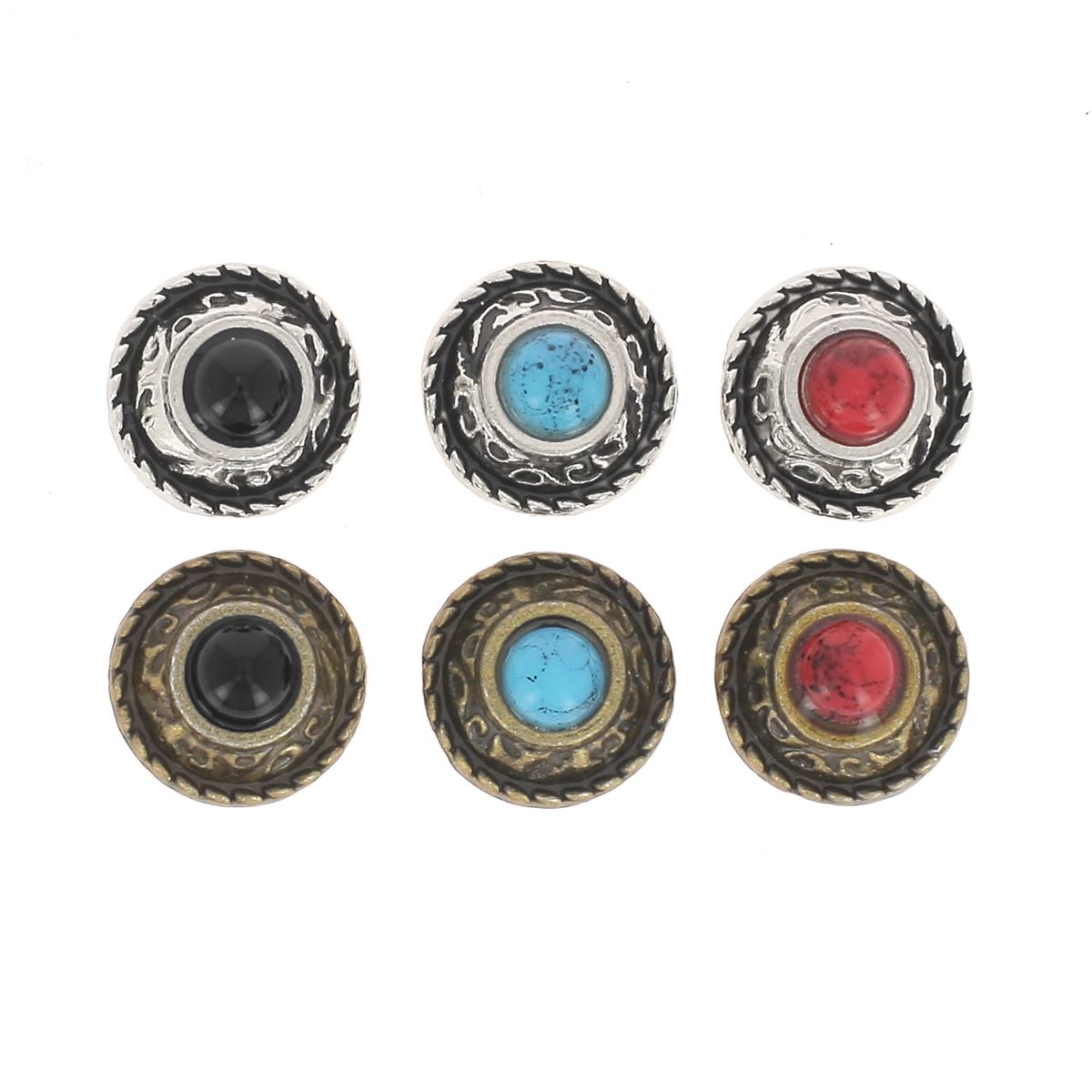 Concho bouton à visser ROND Tomi - 12mm