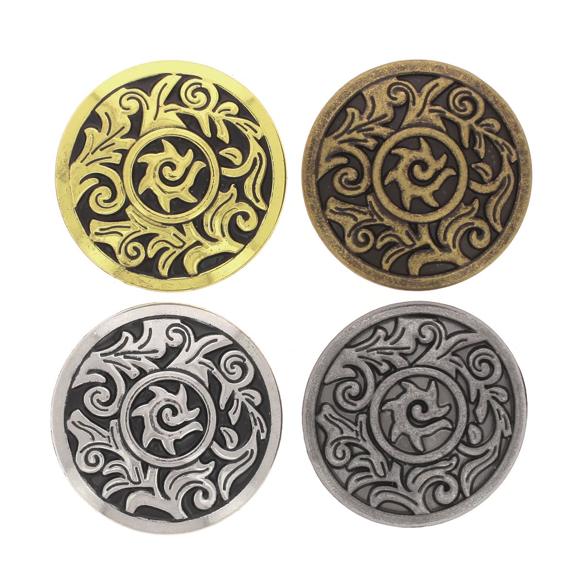 Concho à visser ROND Viking - 31mm