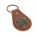 Concho à visser ROND Viking - 31mm - Porte-clés en cuir