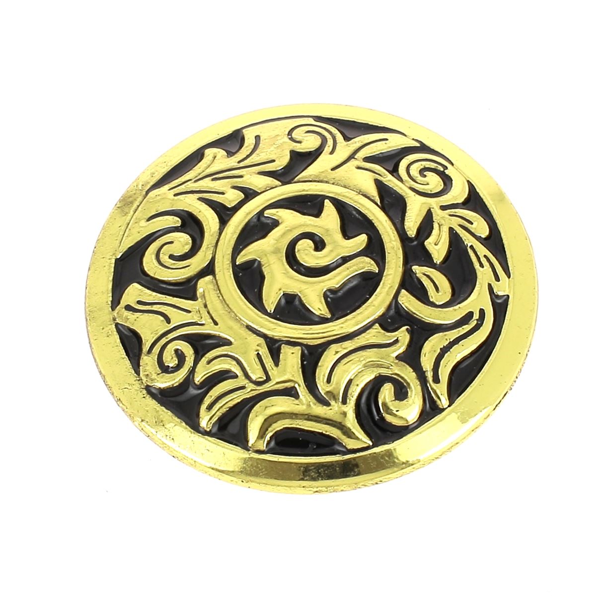 Concho à visser ROND Viking - 31mm - Laiton