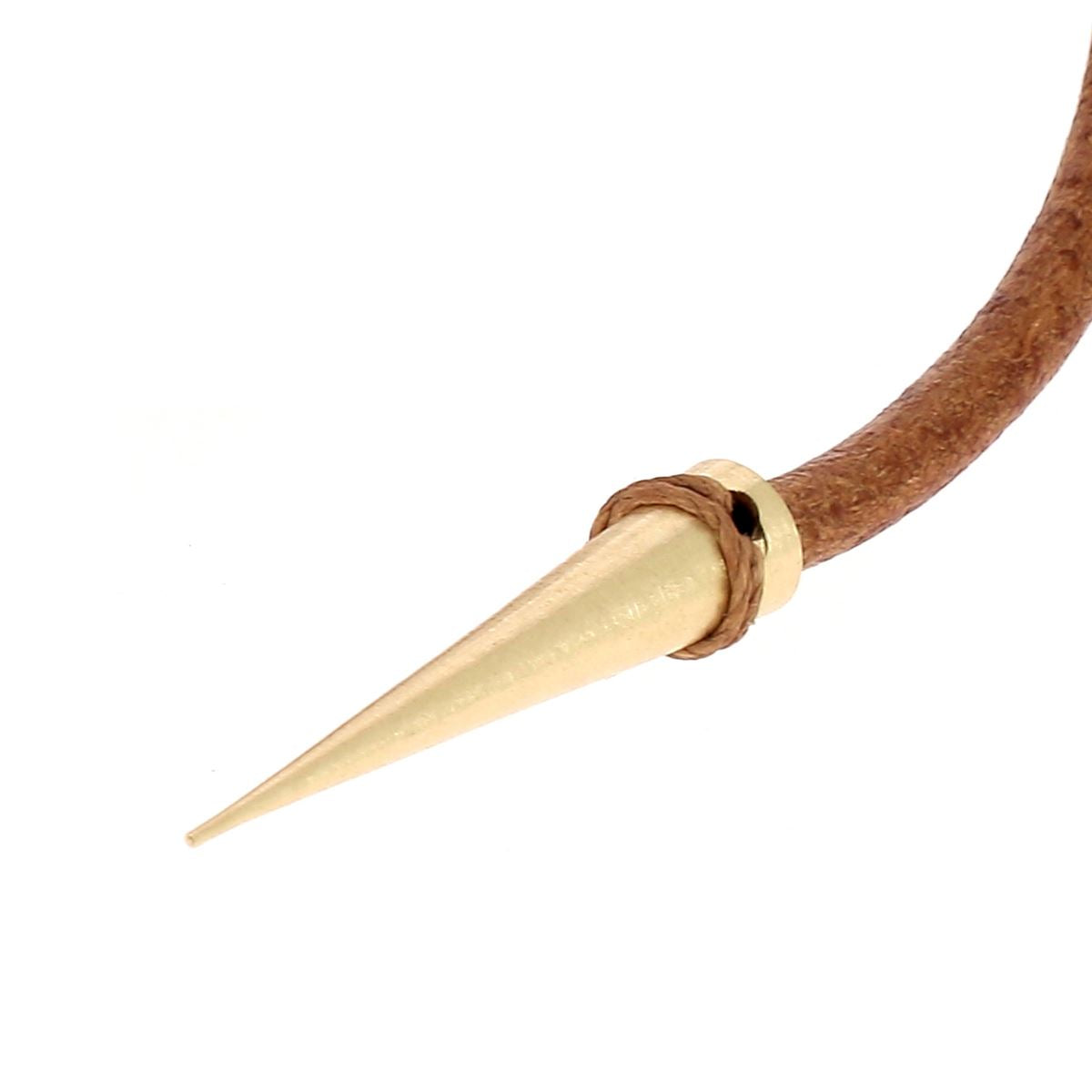 Aglet en laiton pour lacet de 3 mm