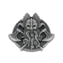 Concho à visser GUERRIER - 30x30mm - Ivan - Argent vieilli