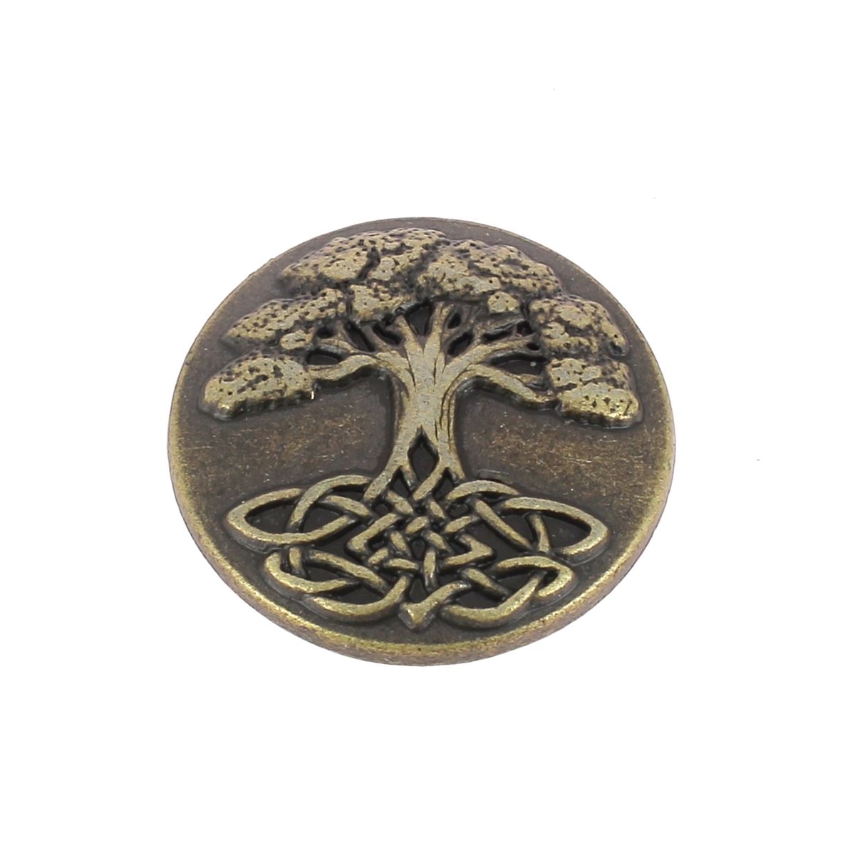 BECOME TREE CONCHO×HOOP PIERCE Screw-on concho TREE OF LIFE - 25mm - Ivan | Leather Deco