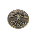 Concho à visser ARBRE DE VIE - 25mm - Ivan - Laiton vieilli