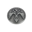 Concho à visser AIGLE - 25mm - Ivan - Argent vieilli