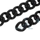 chaîne acrylique gros maillons 40 x 33 mm