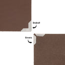 Coins en métal - 17x17mm