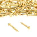 Pointe laiton miniature tête ronde DORÉ 10 x 0,8 mm – 20g