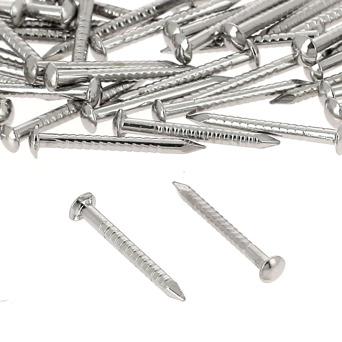 Pointe laiton miniature tête ronde 14 x 1,3 mm - 20g