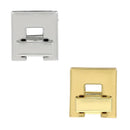 Fermoirs tourniquets pour sac - CARRÉS - 19x19mm