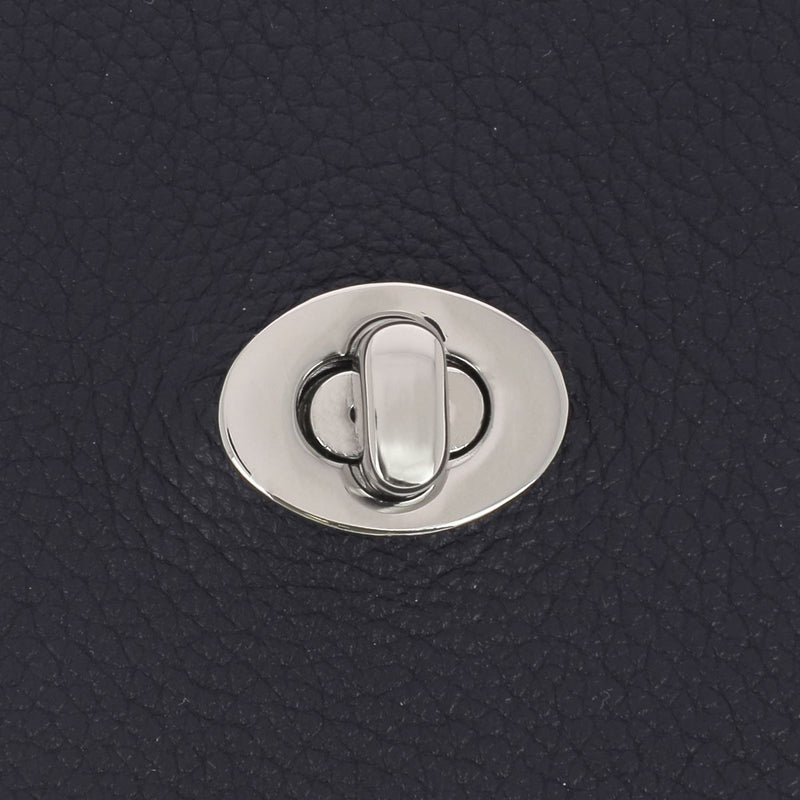 Fermoir tourniquet pour sac OVALE - 17x24mm - Nickelé