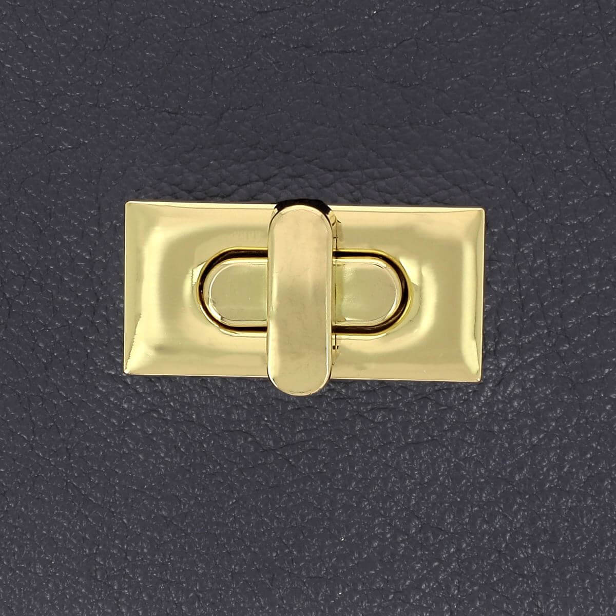 Fermoir pour sac RECTANGLE - 18x36mm - Doré clair