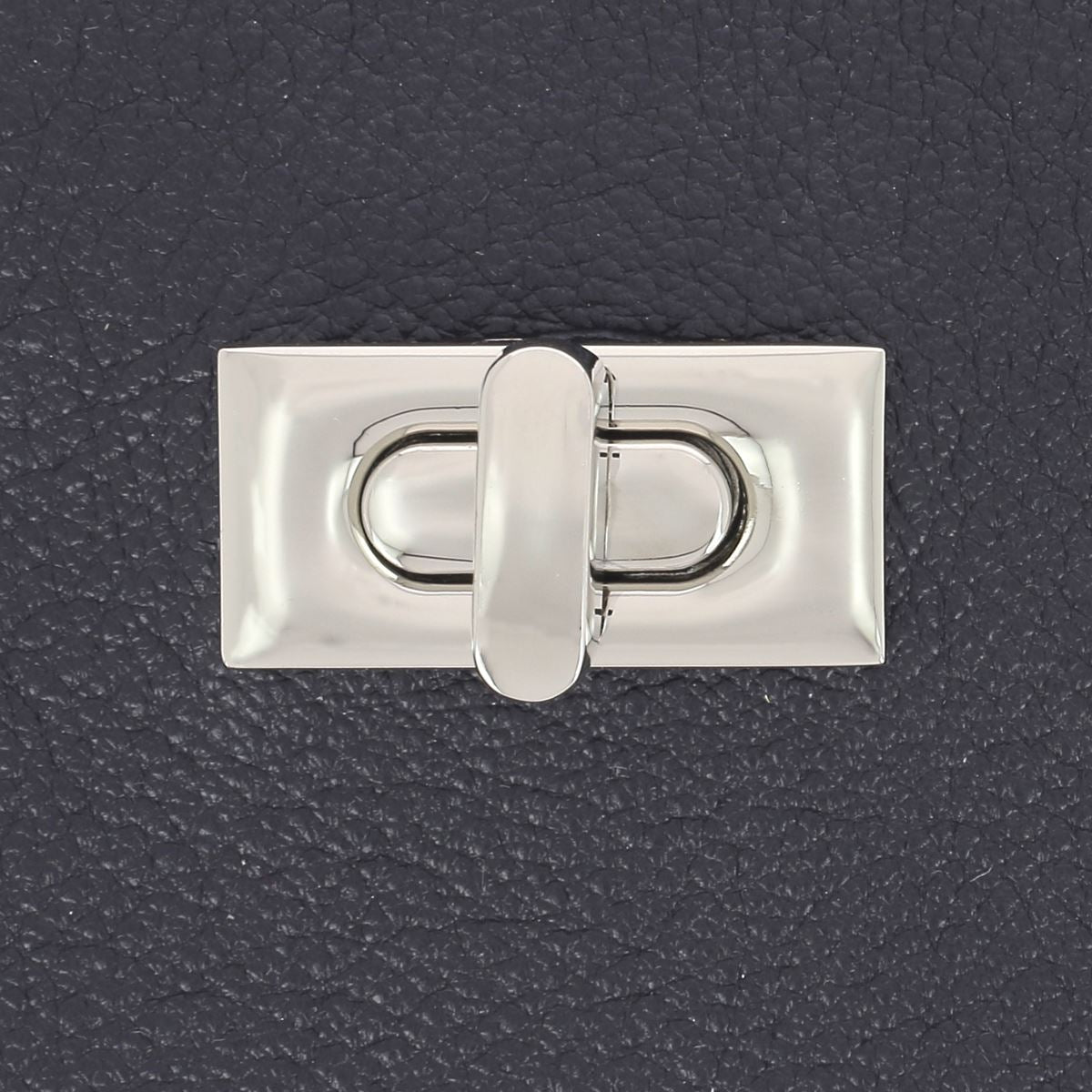 Fermoir pour sac RECTANGLE - 18x36mm - Nickelé