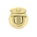 TUCK - Fermeture de cartable - 26x31mm - Doré clair