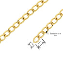 Chaîne de sac au mètre - Moscou - DORÉ LUXE - Les 10 cm - Deco Cuir