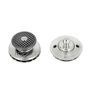 Fermeture autobloquante LOXX Brooklyn en nickel, accessoire robuste pour fixation sécurisée.