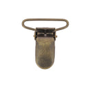 Pince à bretelle - laiton vieilli 30 mm