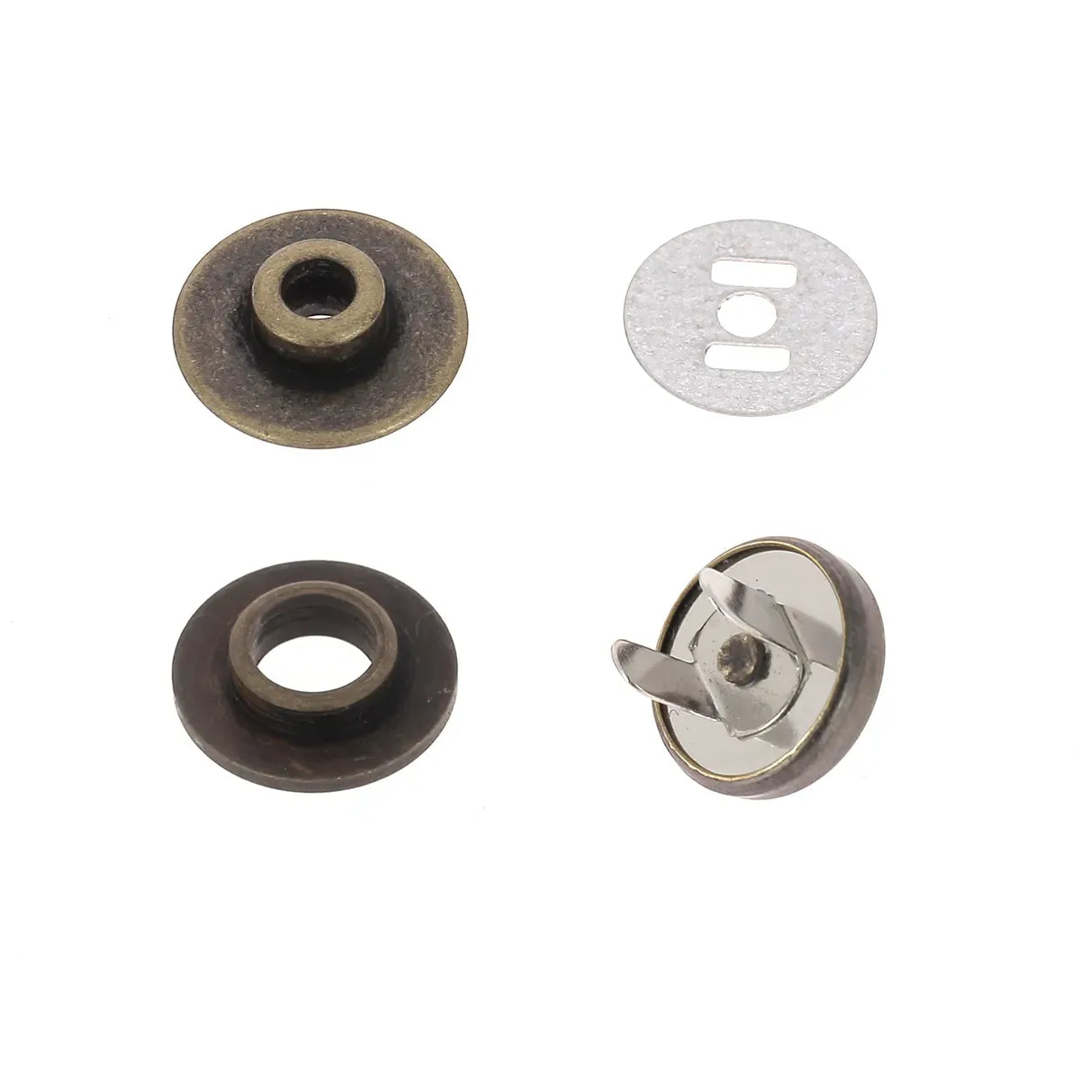 Fermoir magnétique pour sac - ROND 17 mm