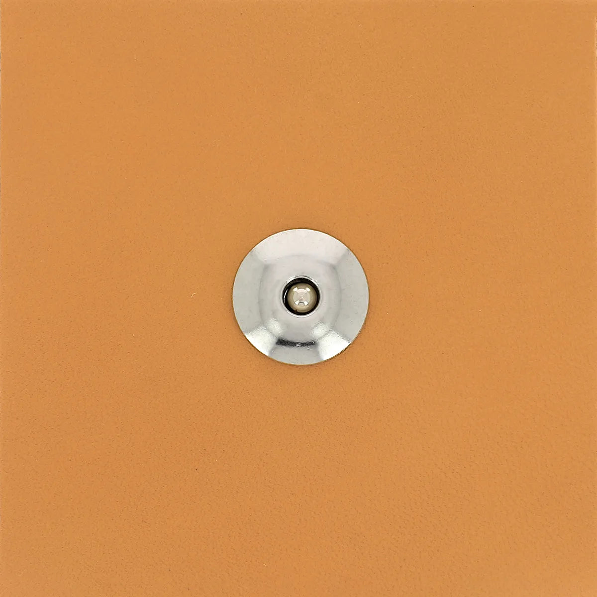 Fermoir magnétique rond pour sac - Nickelé